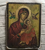 Eredeti Athos hegyi Istenszülő, Mária ikon.