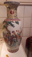 Kézzel festett Kinai porcelán padlóváza Nagytomi részére
