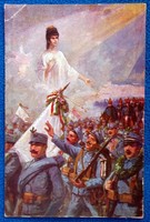 MAGYAR KIRÁLYI HADSEGÉLYEZŐ KÉPESLAP 1914 ( III.) 