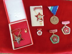Szocialista kitüntetések + 1 árvízvédelem 