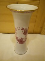 Herend Indian basket pattern porcelain vase