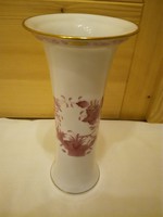 Herendi Indiai kosármintás porcelán váza