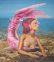 Angelic László: pink mermaid