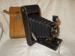 Antik kodak harmonikás fényképezőgép