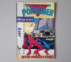 Régi retro Marvel Pókember képregény - 1980-as évek eleji Marveles pókemberes képregény
