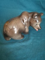 Régi szovjet porcelán medve figura 