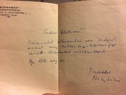 Nagy László költő kézzel írt levele 1954!!!
