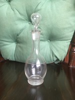 Vintage brandy bottle with butelia stopper, clean simple shape
