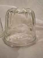 Pudingforma - hőálló üveg - FÉL liter ! gyönyörű karcmentes 