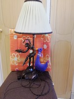 19597B Szecessziós női figurális asztali lámpa