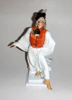 Herend dancing peasant porcelain figure