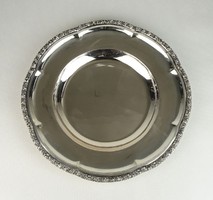 0W028 Régi ezüst tányér tál 690g
