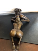 Szexi erotikus bronz kompozíció