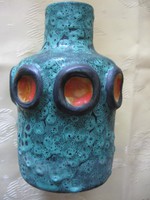 Bártfay Judit retro kerámia váza, lámpatest
