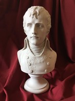 Napóleon Konzulként Mellszobor - Napoleon Bonaparte Büszt szobor (Fehér Márvány)