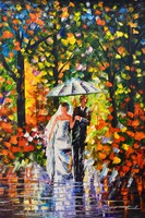 Leonid Afremov: Wedding under the rain