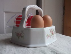 Victoria-Ausztria antik füles asztali tojástartó akár húsvétra ép-szép