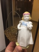 Antik szecessziós húsvéti porcelán