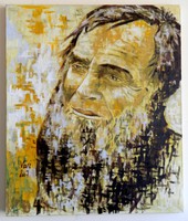 Vári Zsolt "Fényhozó" (1974 -) - Az öreg Szilveszter  (olaj, vászon; 2007)