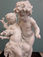 Nagymeretu Francia porcelan szobor