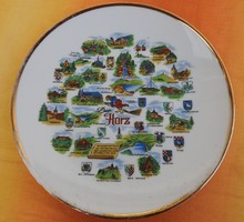 Edelstein bavaria - der harz - multi-landscape commemorative plate