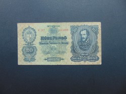 20 pengő 1930 C 217 Ritkább bankjegy  01