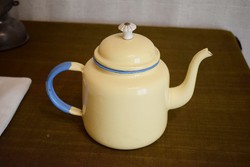 Teáskanna zománcozott fém kanna forróvizes tea kanna 1 literes