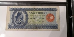 Nagyon szép, szakadás mentes 100 forint 1946 Igazi ritkaság! 