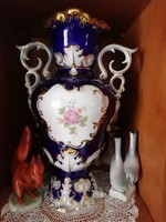 Barokk hollóházi váza