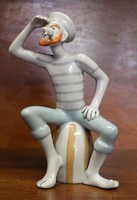  Popeye figura, Drasche porcelán.