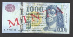 1000 forint 2011. MINTA.  UNC!!