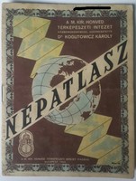 NÉPATLASZ 1943as kiadás Dr Kogutowicz Károly szerkesztette mérete:11cmX14,5cm 