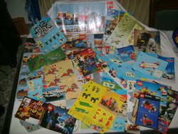 Régi LEGO doboz lapok, füzetek