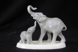 Gránit porcelán elefánt figura