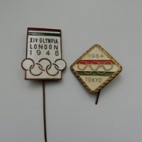 Olimpiai jelvények 1948, London,  Tokió 