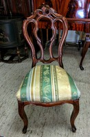 Barokk  áttört háttámlájú szék