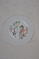 Kahla lapos gyerek tányér ( cirkuszos )  ( DBZ 00111 )