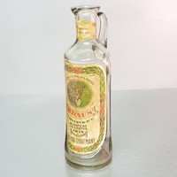 "Braun, Hubertus, Curacao Triple-Sec" címkés likőrösüveg (657)