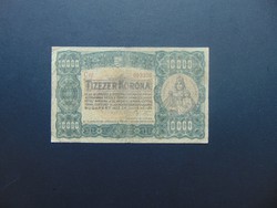 10000 korona 1923 Ritkább bankjegy 