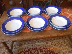 Zsolnay Pompadour tányér készlet 6 lapos, 6 mély