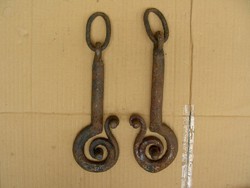 Antik kovácsoltvas dísz