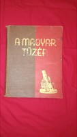 Magyar Tüzér - antik  katonai könyv