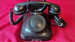 Régi Fekete Bakelit CB35 Telefon