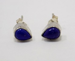 Ezüst fülbevaló lapis lazuli kővel (ZAL.Ag77511)
