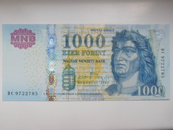1000 forint 2009 DC UNC