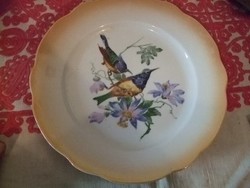 Antik Zsolnay lapos tányér pajzs pecsétes