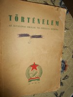 1949 évi Rákosi címerrel történelem tankönyv 