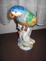  Herendi, antik, kék fejű papagáj