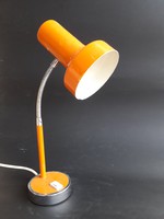 Retro narancssárga íróasztali lámpa - loft képcsarnokos/iparművész terv lámpa