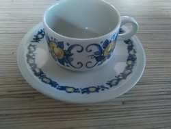 Német Willeroy Boch porcelán kávés csésze kistányéral
